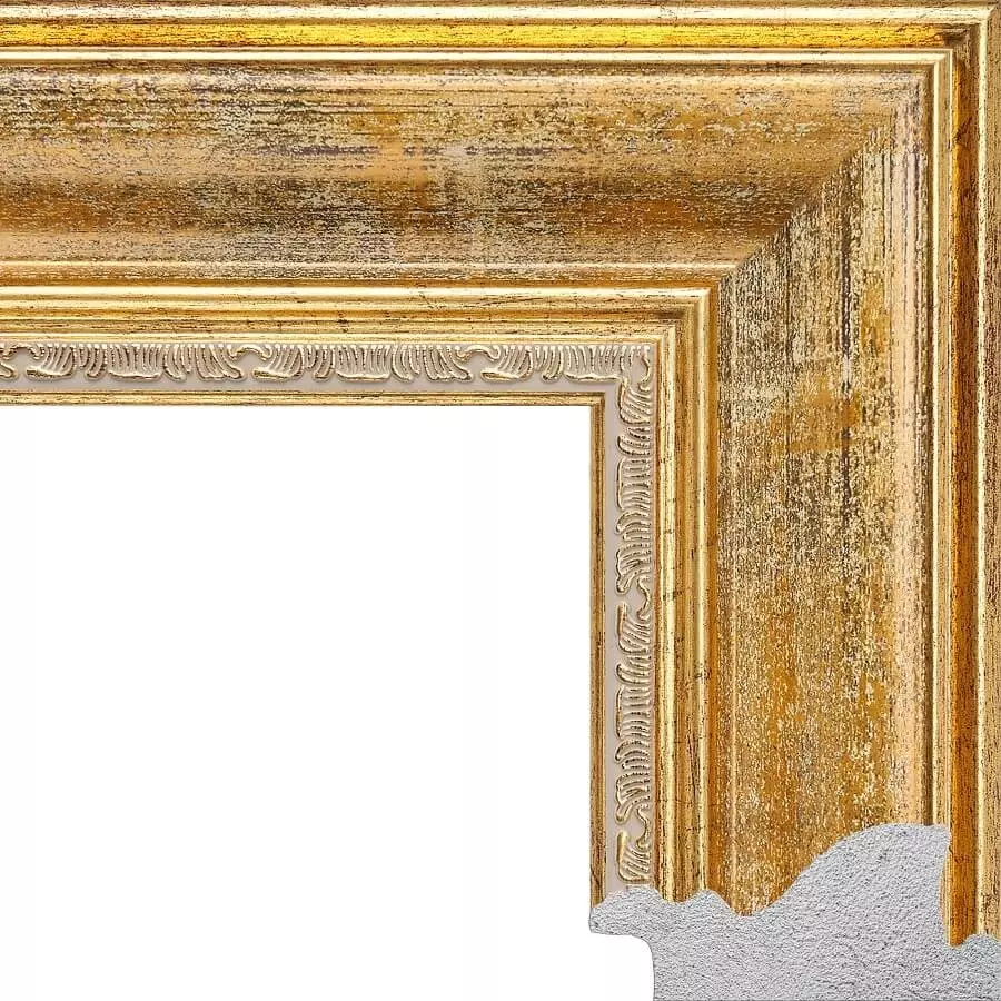 Рама багетная 50x60 для картин и зеркал - 5,6 см, классическая, пластиковая, с креплением, без стекла, М-10-3