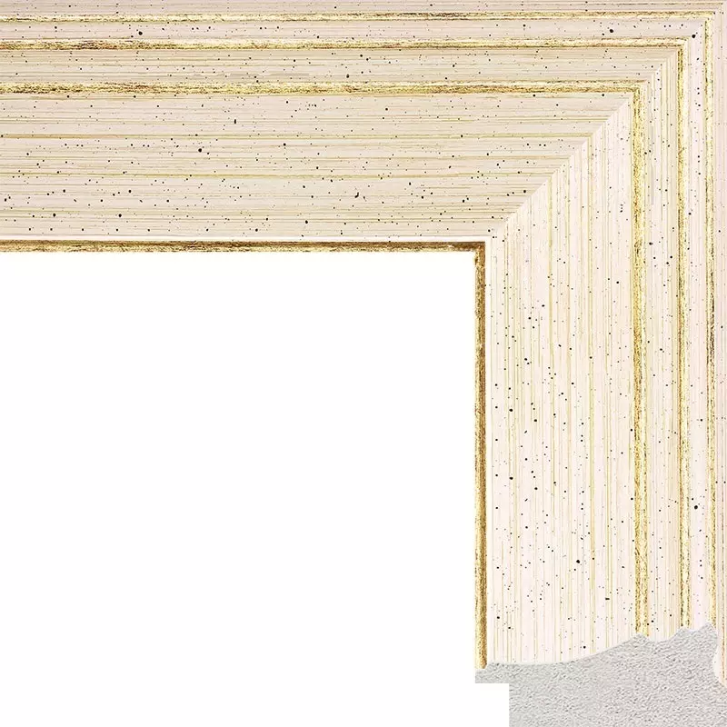 Рама багетная 50x60 для картин и зеркал - 5,2 см, классическая, пластиковая, с креплением, без стекла, М-38-1