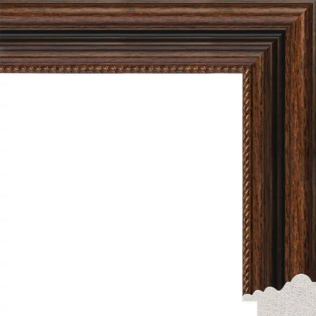 Рама багетная 40x60 для картин и зеркал - 3,5 см, классическая, пластиковая, с креплением, без стекла, М-43-1