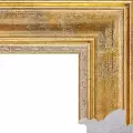 Рама багетная 30x40 для картин и зеркал - 5,6 см, классическая, пластиковая, с креплением, без стекла, М-10-3