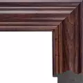 Рама багетная 60x80 для картин и зеркал - 5,5 см, классическая, пластиковая, с креплением, без стекла, М-15-4