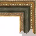 Рама багетная 60x80 для картин и зеркал - 6,9 см, классическая, пластиковая, с креплением, без стекла, М-7-4
