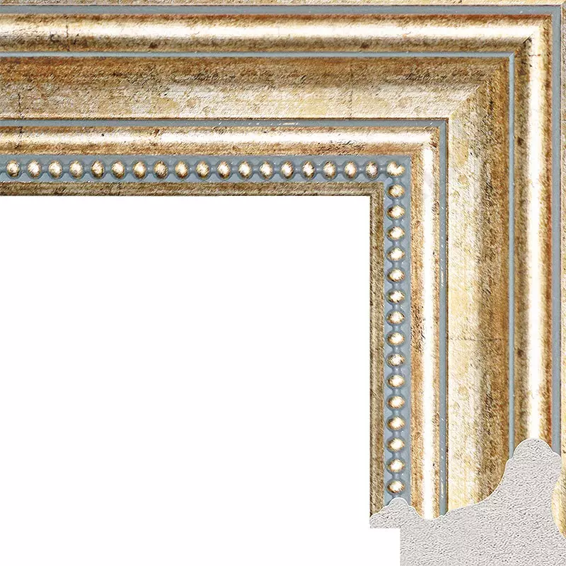 Рама багетная 40x60 для картин и зеркал - 5,2 см, классическая, пластиковая, с креплением, М-4-6