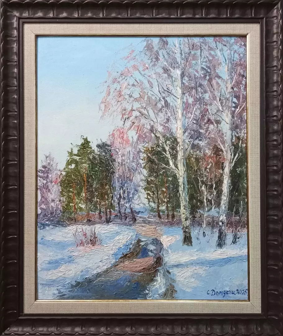Картина. Стефан Домусчи.Этюд 2025г. Холст, картон, масло. 50х40 см. Авторская живопись.