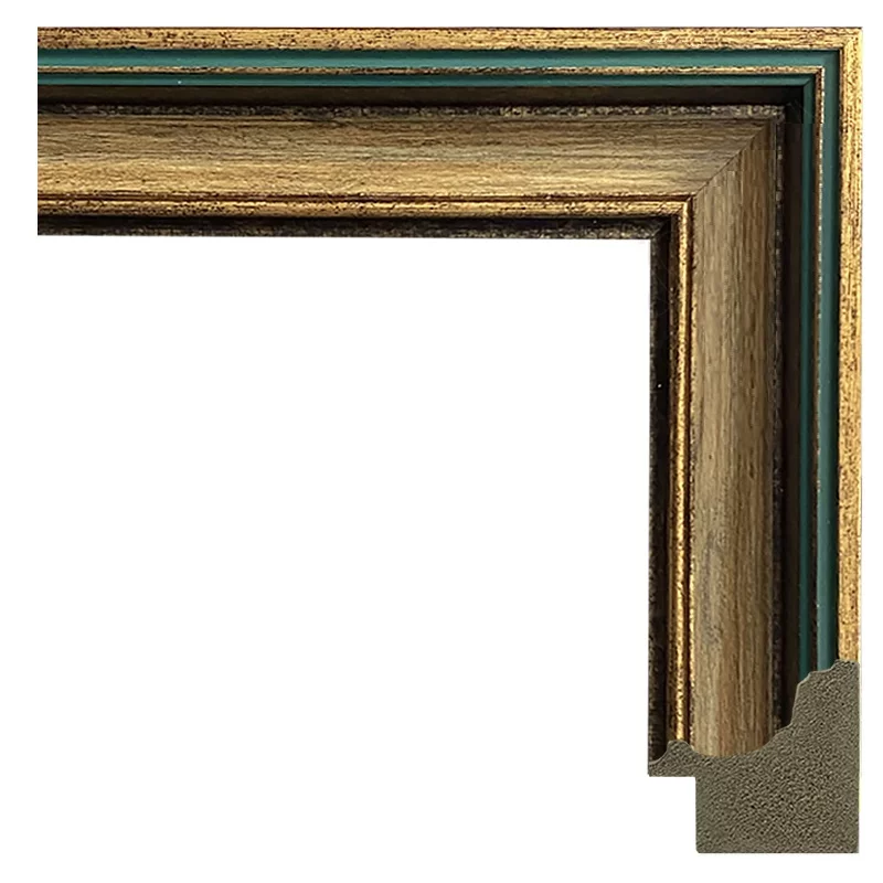 Рама багетная 40x60 для картин и зеркал - 3,7 см, классическая, пластиковая, с креплением, М-14-1