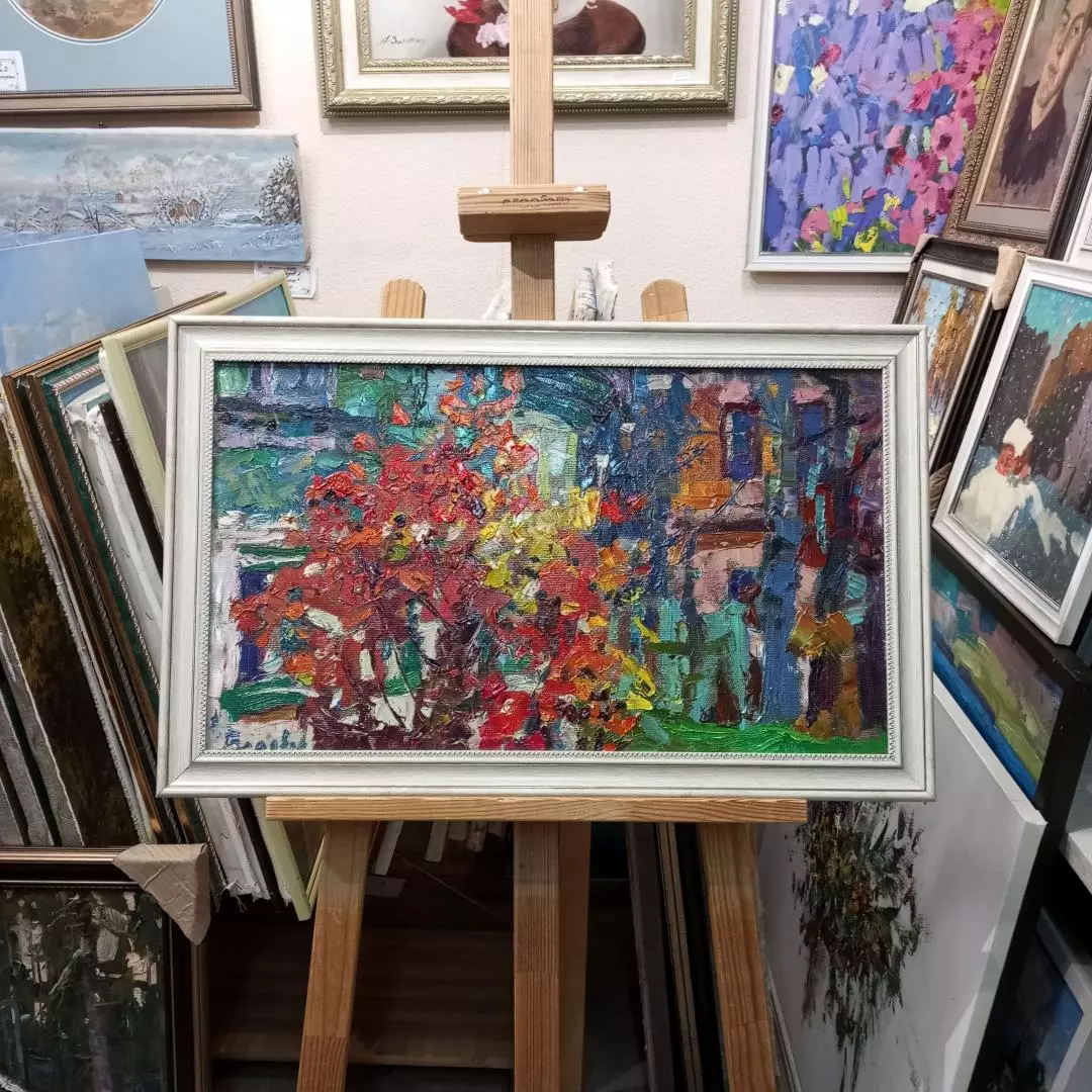 Картина. Юрий Болотов. Дух Тутаева. Холст, масло. 40х60 см. Авторская живопись
