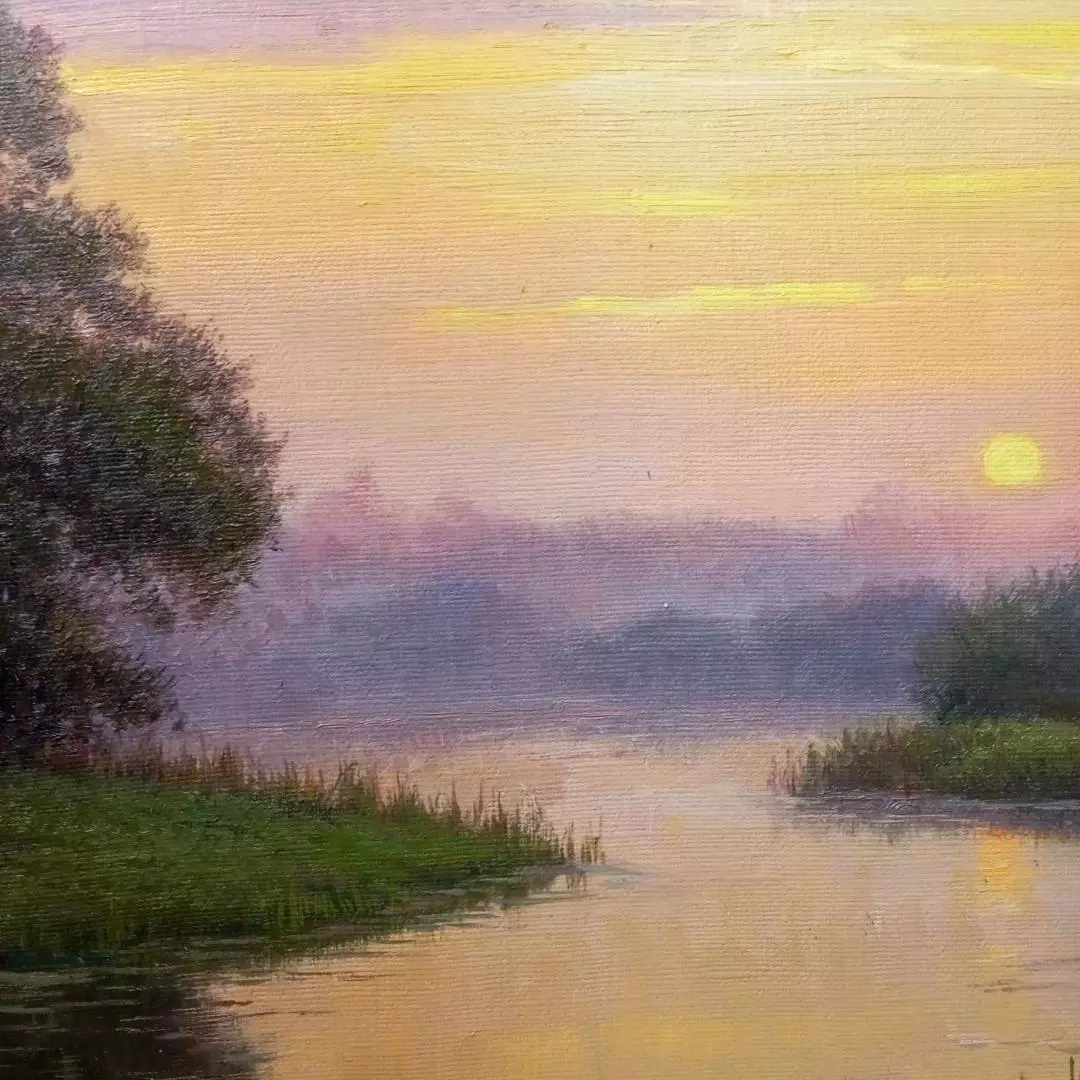 Соколов Кирилл. Тишина. Холст, масло. 35х60 см. Авторская живопись