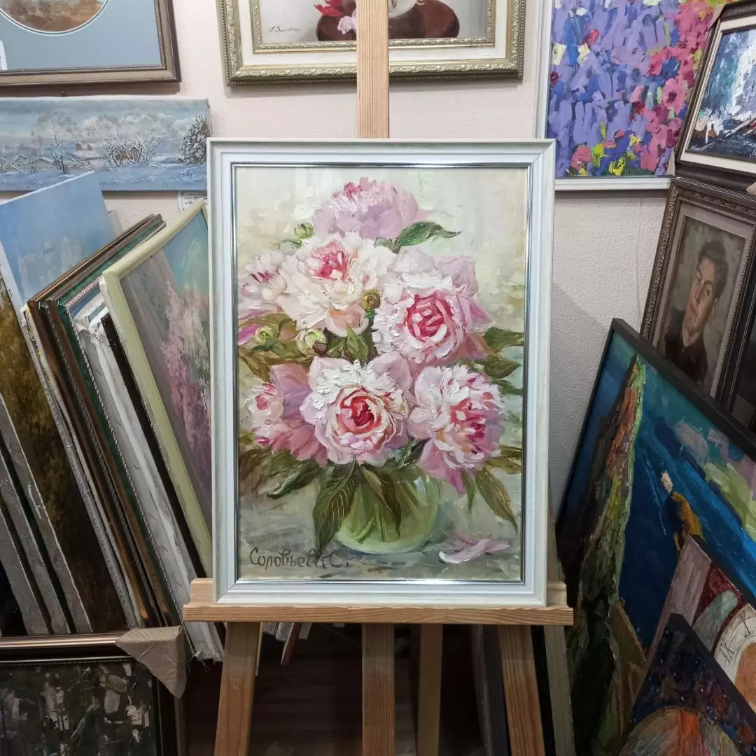 Картина. Светлана Соловьева. Утренняя свежесть. Холст, масло. 50х35 см. Авторская живопись.