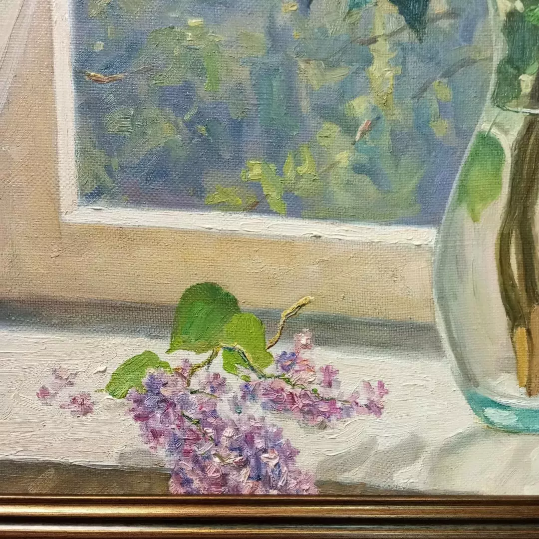 Картина. Александр Золотых. Май. Холст, масло. 70х50см. Авторская живопись.