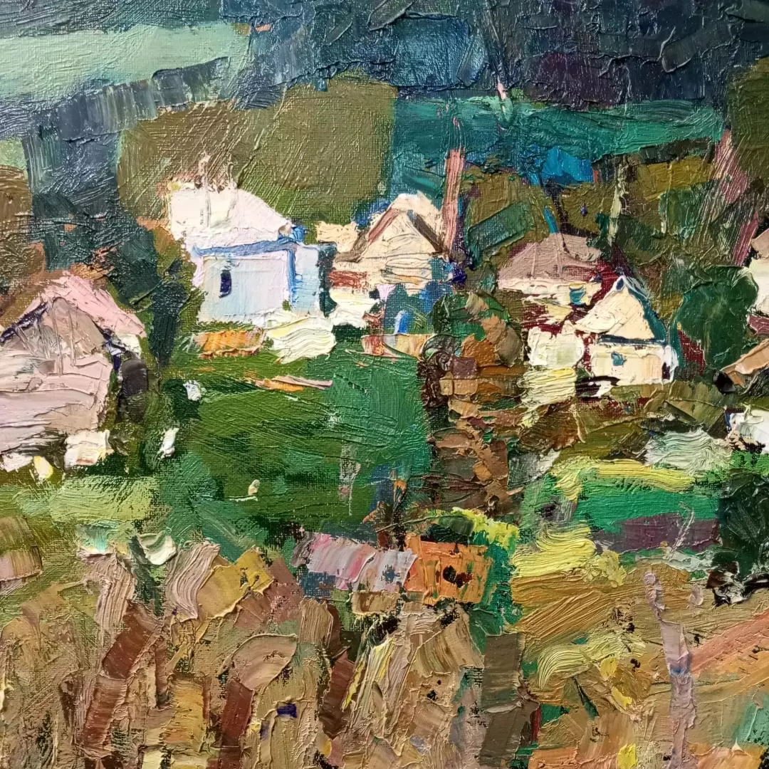 Картина. Юрий Болотов. Утро. Холст, масло. 70х50 см. Авторская живопись.