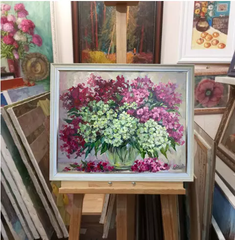 Картина. Никколова И.А. Нежность. Холст, масло. 40х50 см. Авторская живопись.