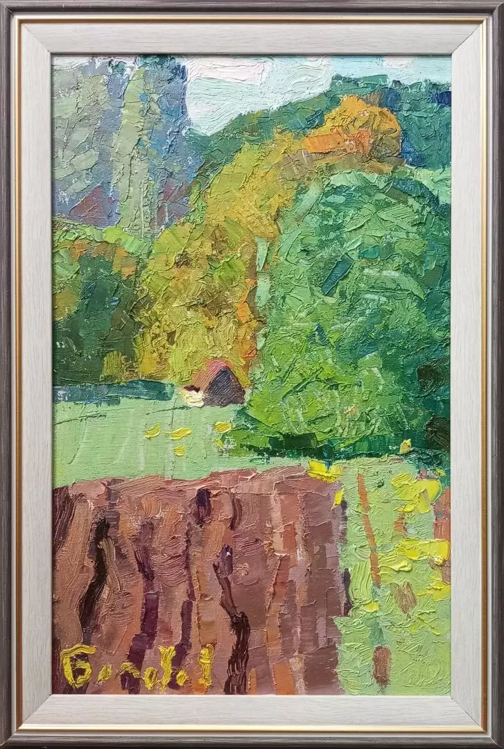 Картина. Юрий Болотов. Тишина. Холст, масло. 40х25 см. Авторская живопись