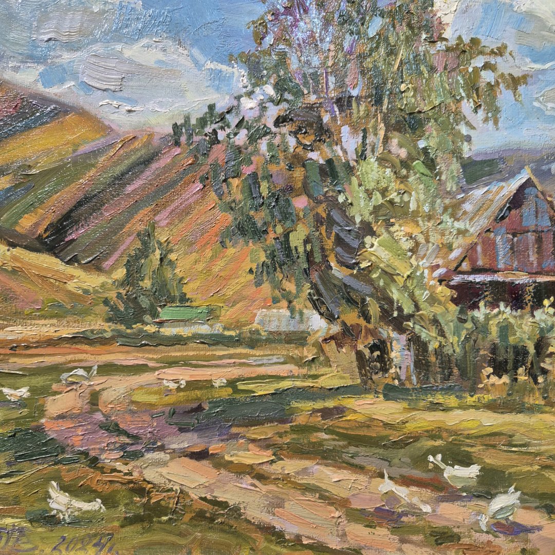 Картина. Галина Соловьёва. Воля. Холст, картон, масло. 30х40см. Авторская живопись.