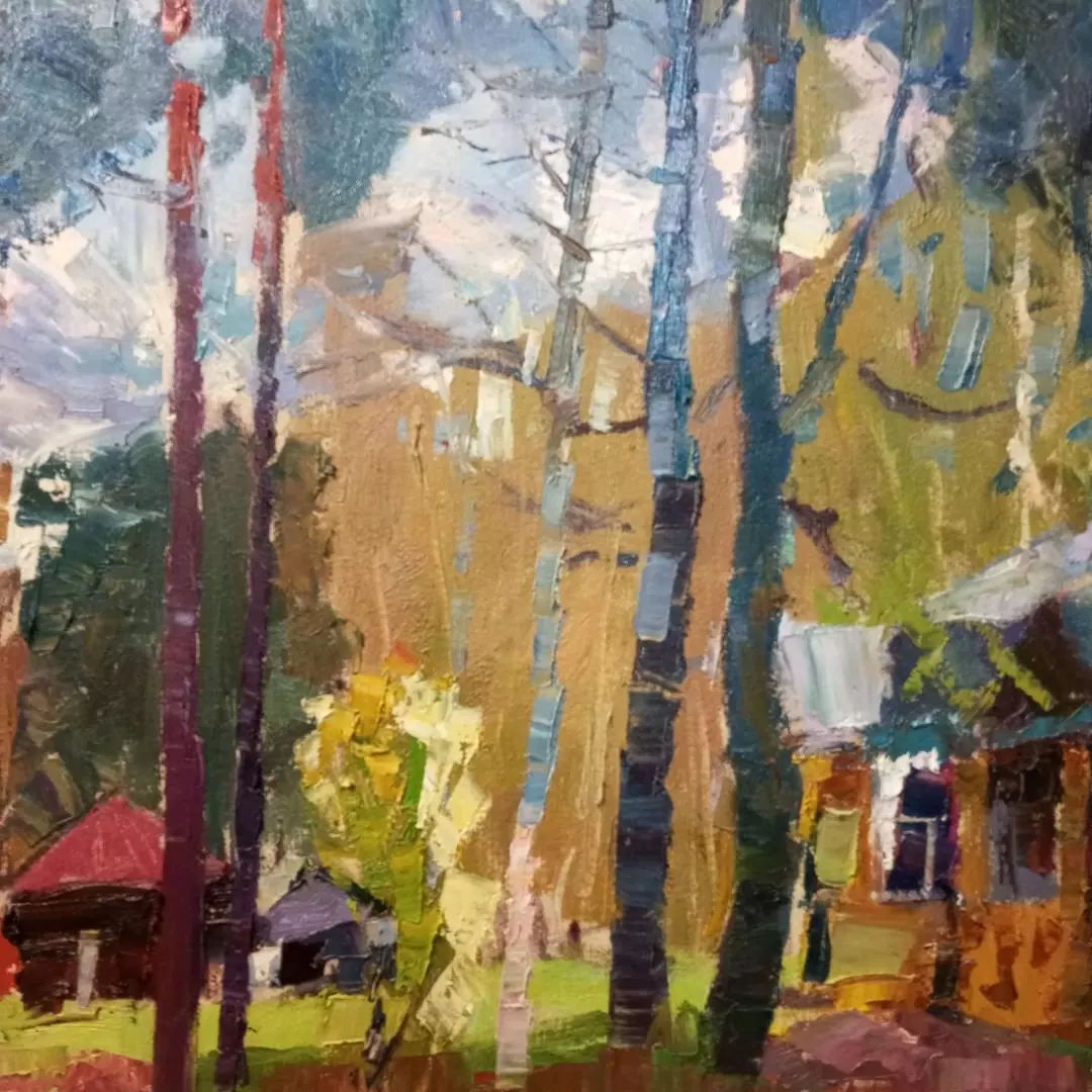 Картина. Юрий Болотов. Весеннее пробуждение. Холст, масло. 50х60 см. Авторская живопись