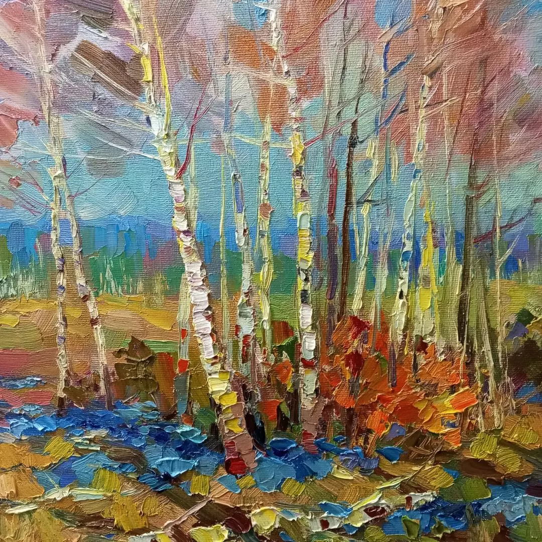 Картина. Александр Филиппов Весеннее настроение , холст, масло, 50х85 см. Авторская живопись.