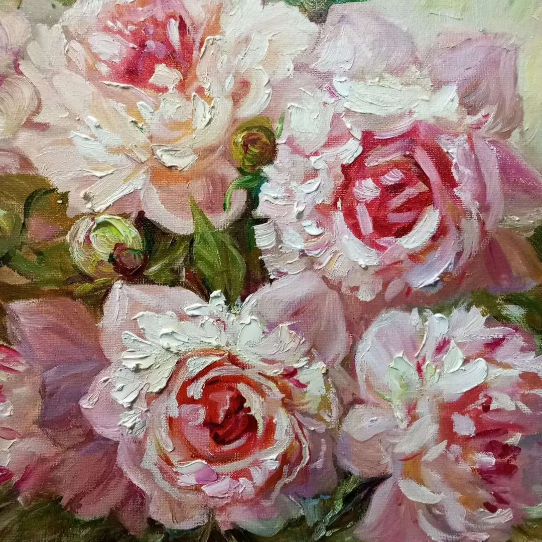 Картина. Светлана Соловьева. Утренняя свежесть. Холст, масло. 50х35 см. Авторская живопись.