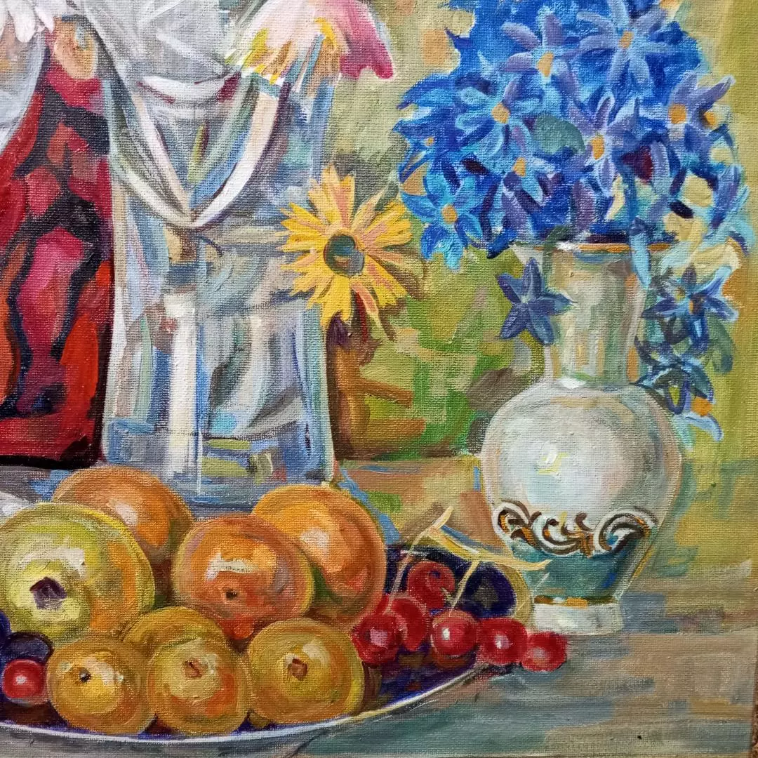 Картина. Владимир Фефелов. Цветы. Холст, масло. 60х80 см. Авторская живопись.