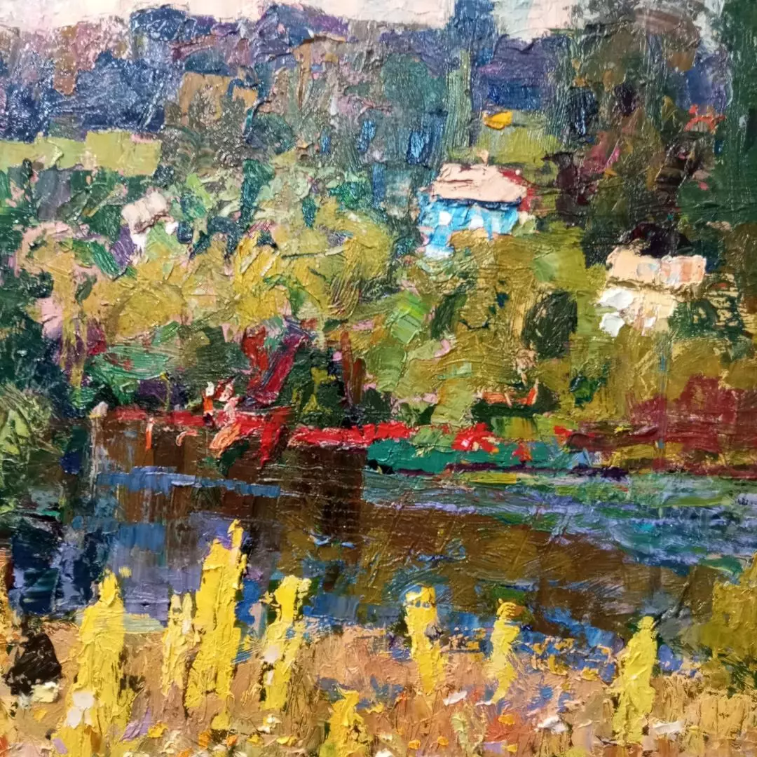 Картина. Юрий Болотов. Земля в цвету. Холст, масло. 65х80 см. Авторская живопись.