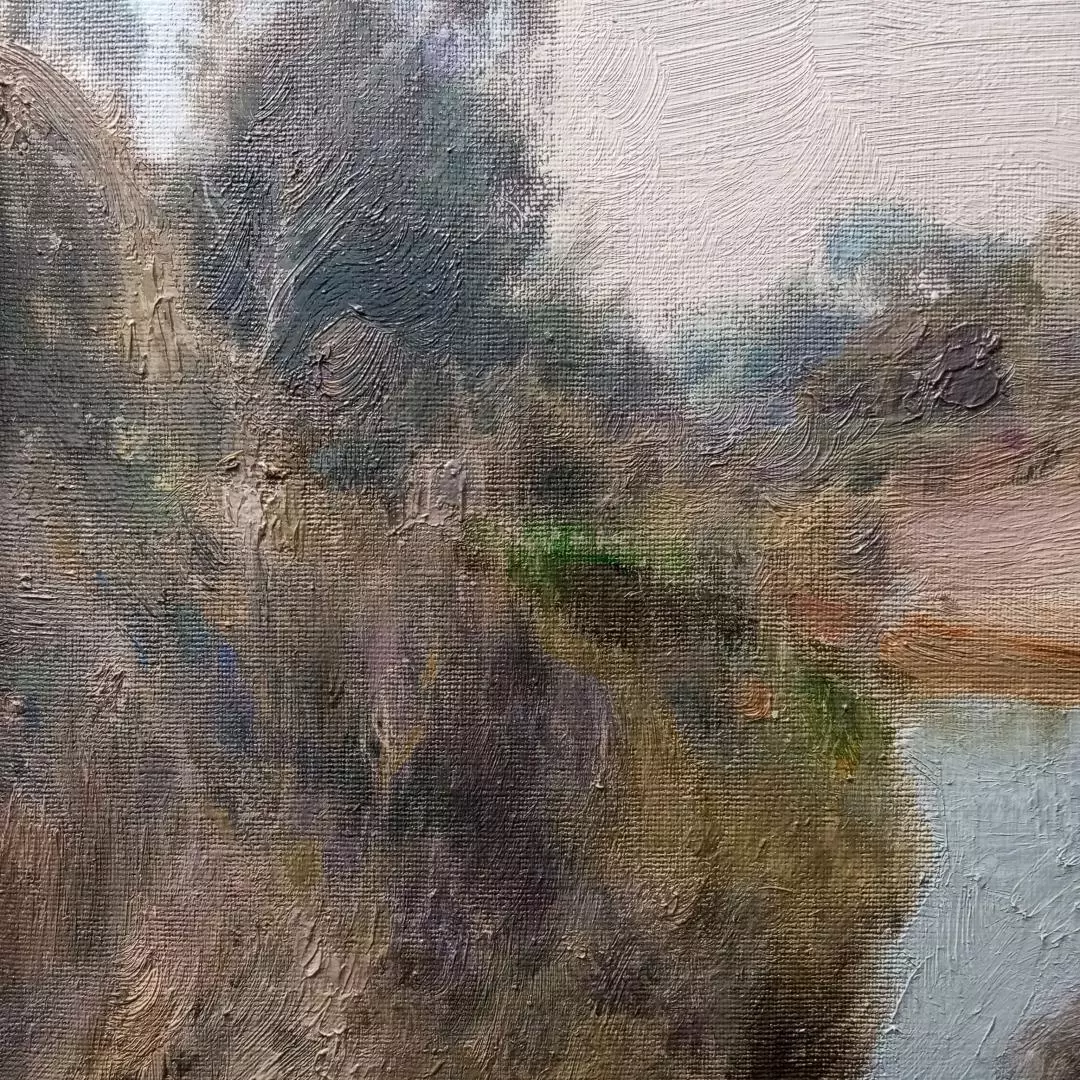 Картина. Евгений Кострюков Тишина холст, масло, 46х34.5 см. Авторская живопись.