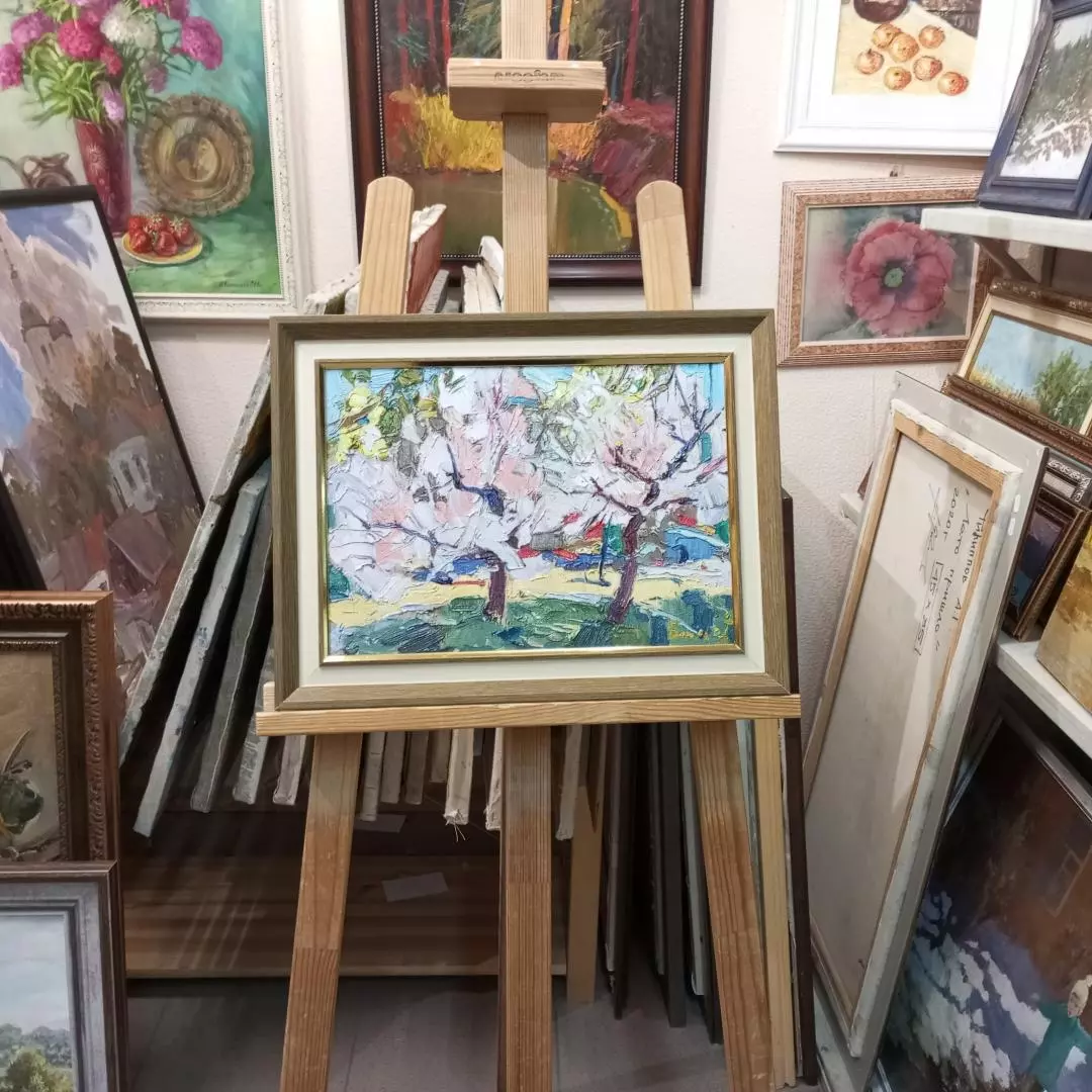 Картина. Юрий Болотов. Весенняя свежесть. Холст, масло. 25х35 см. Авторская живопись