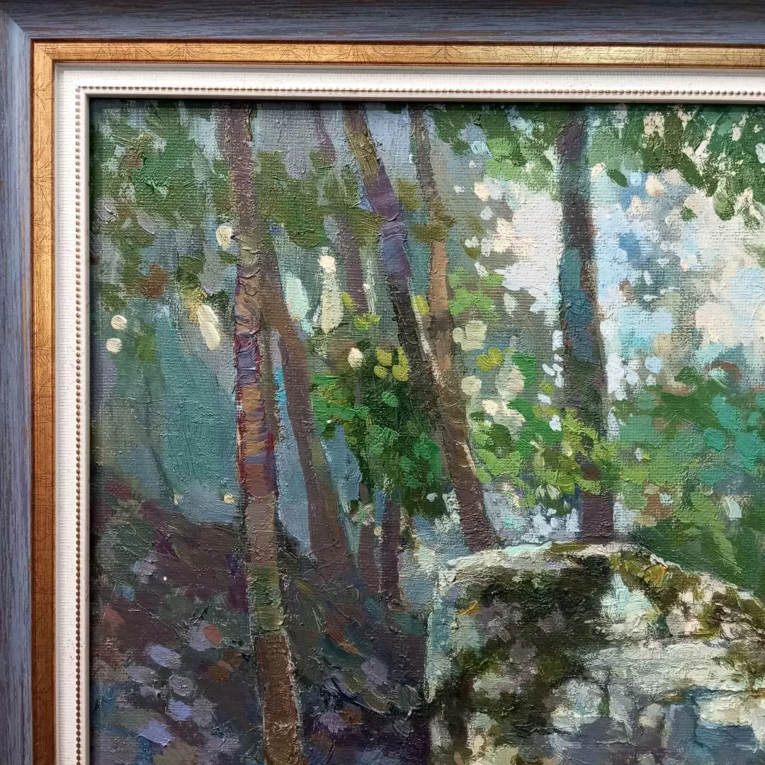 Картина. Светлана Володина Адыгея, Белый камень холст, масло, 50х70 см. Авторская живопись.