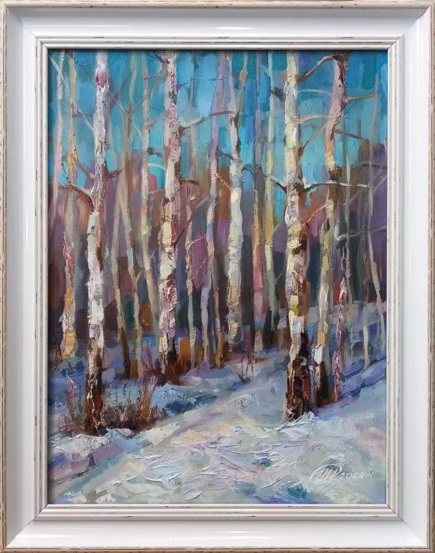 Картина. Никколова И.А. Ясный день. Холст, масло. 40х30 см. Авторская живопись.