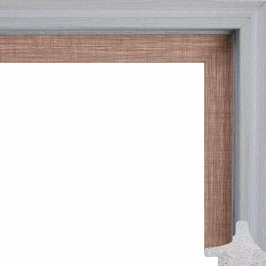 Рама багетная 50x70 для картин и зеркал - 3,7 см, классическая, пластиковая, с креплением, без стекла, М-16-6