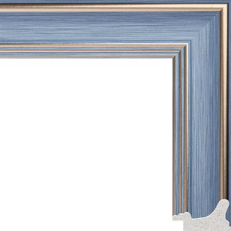 Рама багетная 35x50 для картин и зеркал - 3,8 см, классическая, пластиковая, с креплением, без стекла, М-9-3