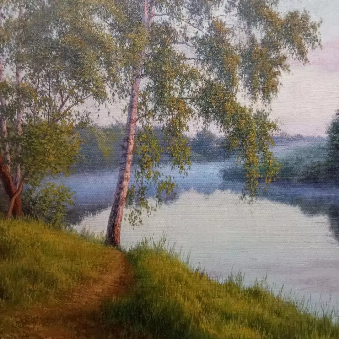 Соколов Кирилл.  Утро. Холст, масло. 43х60 см. Авторская живопись