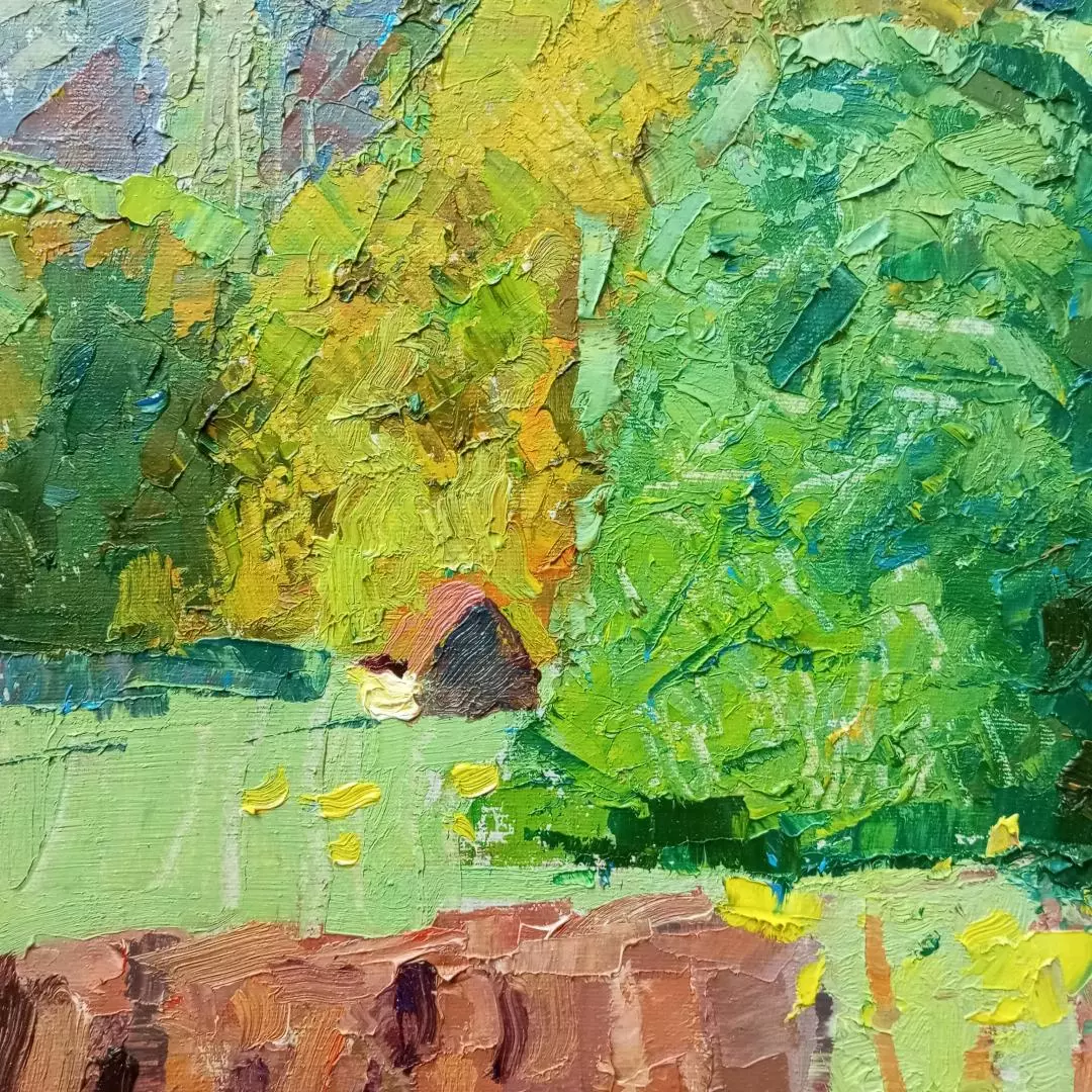 Картина. Юрий Болотов. Тишина. Холст, масло. 40х25 см. Авторская живопись