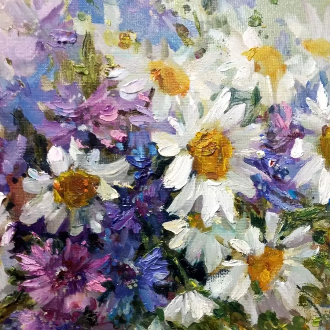 Картина. Светлана Соловьева. Летняя свежесть. Холст, масло. 40х50 см. Авторская живопись.
