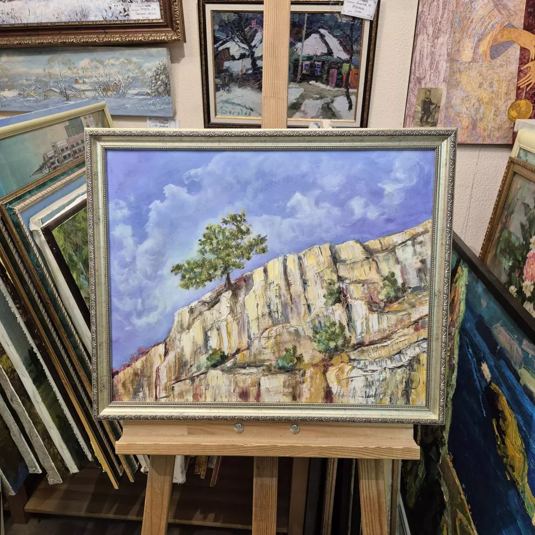 Картина. Курилёнок Евгения. Скалы Геленджика Холст, масло. 40х50 см. Авторская живопись.