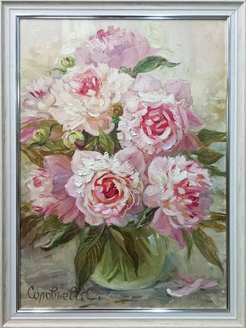 Картина. Светлана Соловьева. Утренняя свежесть. Холст, масло. 50х35 см. Авторская живопись.
