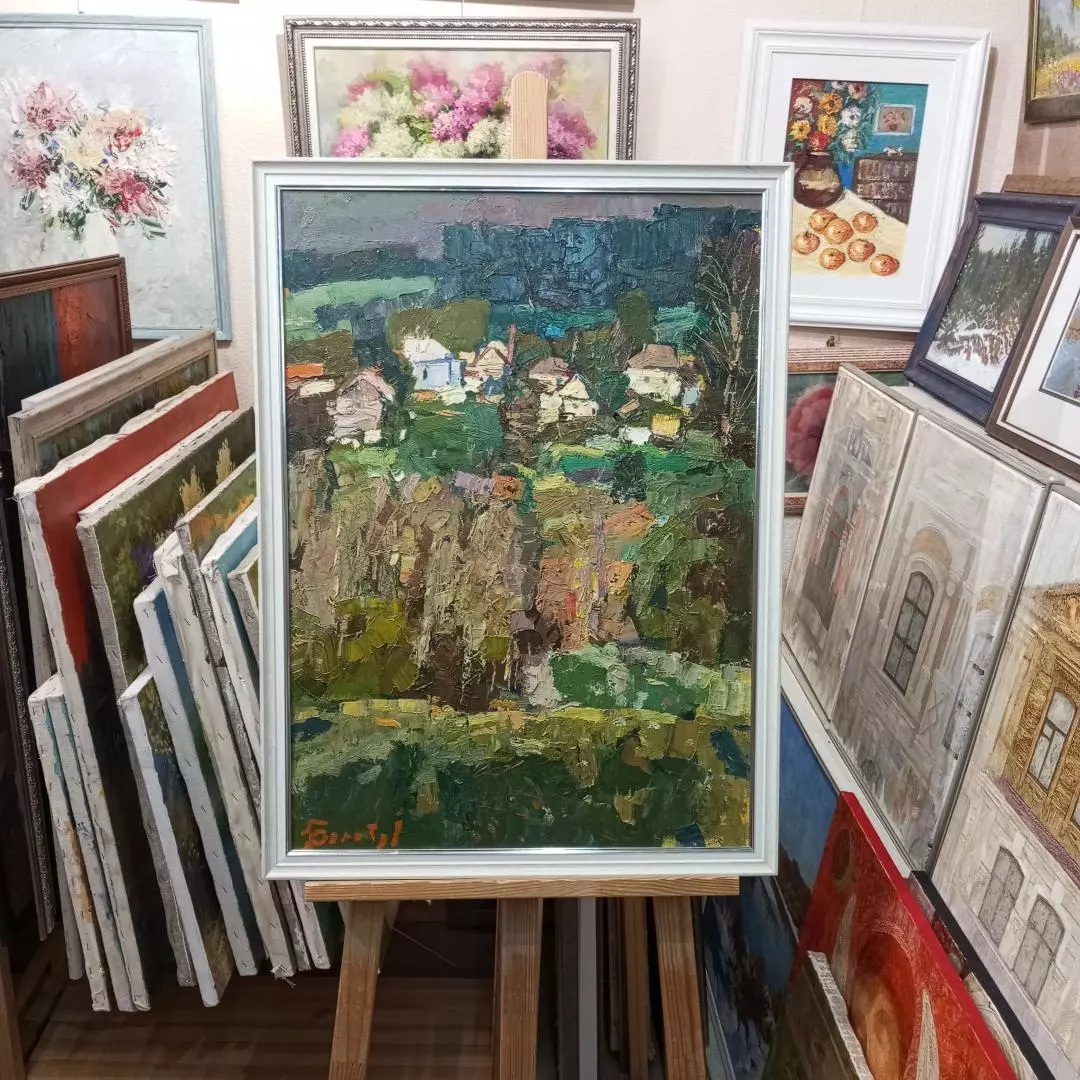 Картина. Юрий Болотов. Утро. Холст, масло. 70х50 см. Авторская живопись.