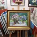 Картина. Татьяна Поплавская. Цветы лета. Картон, масло. 30х40 см. Авторская живопись.