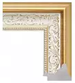 Рама багетная 60x80 для картин и зеркал - 5,2 см, классическая, пластиковая, с креплением, М-2-2