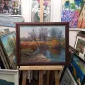 Картина. Александр Поплавский. Осенний этюд. Холст, масло. 40х50 см. Авторская живопись.