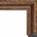 Рама багетная 25x30 для картин и зеркал - 4 см, классическая, пластиковая, с креплением, М-21-1