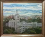 Картина. Олеся Фатеева. ЮВЖД. Холст, масло. 40х50 см. Авторская живопись.