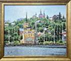 Картина. Виталий Мартыненко. Адмиралтейская площадь Воронеж. Холст, масло. 45х55 см. Авторская живопись.