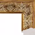 Рама багетная 30x40 для картин и зеркал - 5,8 см, классическая, пластиковая, с креплением, М-17-1