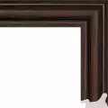 Рама багетная 25x35 для картин и зеркал - 3,8 см, классическая, пластиковая, с креплением, без стекла, М-9-2