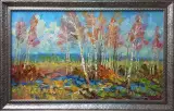 Картина. Александр Филиппов Весеннее настроение , холст, масло, 50х85 см. Авторская живопись.
