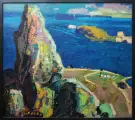Картина. Юрий Болотов. Байкал. Холст, масло. 80х90 см. Авторская живопись
