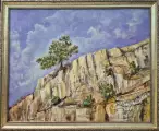 Картина. Курилёнок Евгения. Скалы Геленджика Холст, масло. 40х50 см. Авторская живопись.