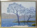 Картина. Александр Толмачев Ранняя весна, холст, картон, масло, 30х40 см. Авторская живопись.
