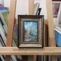 Картина. Сергей Нелюбин. ЮВЖД. Холст, масло. 15х10 см. Авторская живопись.