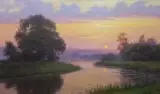 Соколов Кирилл. Тишина. Холст, масло. 35х60 см. Авторская живопись