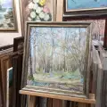 Картина. Петрова Мария Весна идет, картон, масло 37х39.5 см. Авторская живопись