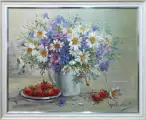 Картина. Светлана Соловьева. Летняя свежесть. Холст, масло. 40х50 см. Авторская живопись.